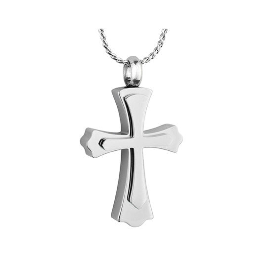 Double Cross Cremation Jewelry Urn
