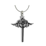 Double Dragon Cross Pendant Urn Love Charms Option