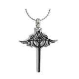 Double Dragon Cross Pendant Urn Love Charms Option
