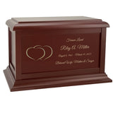 Double Hearts Cremation Urn