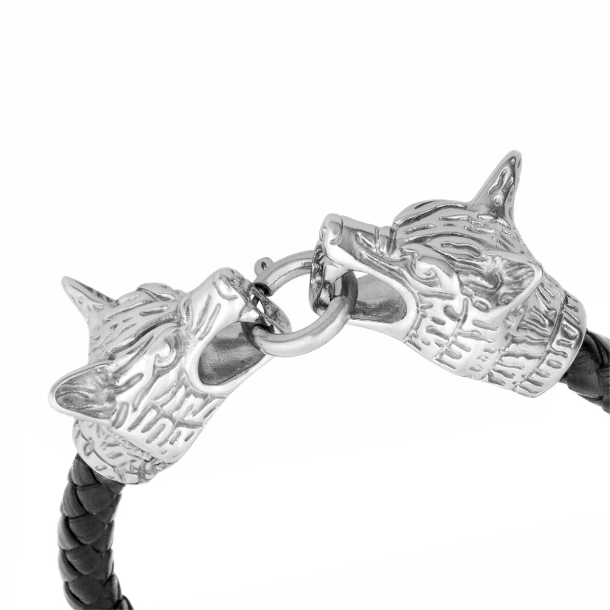 Wolf Head Double Bracelet Cremation Urn