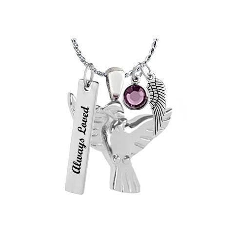 Dove & Olive Branch Jewelry Urn - Love Charms Option