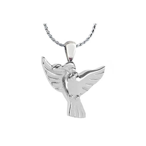 Dove & Olive Branch Jewelry Urn - Love Charms Option