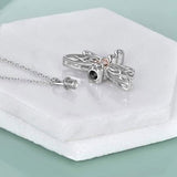 Dragonfly Heart Ash Jewelry Urn - Love Charms™ Option