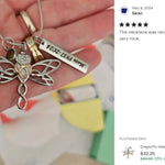 Dragonfly Heart Ash Jewelry Urn - Love Charms™ Option
