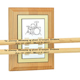 Drum Stick Pair Keepsake Urns Cherry Display