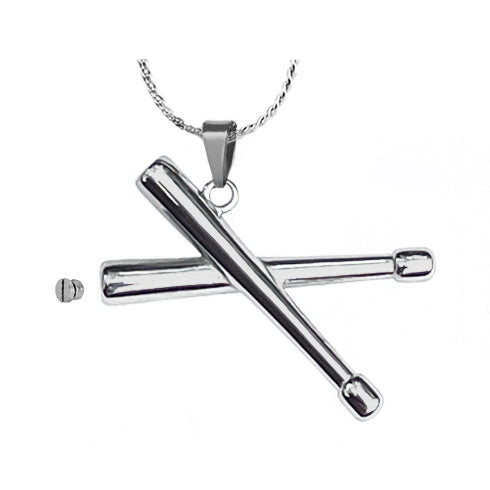 Drumsticks Stainless Pendant Urn - Love Charms™ Option
