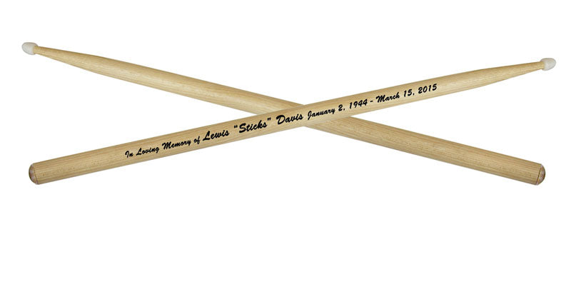 Two Drum Stick Keepsake Urns