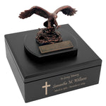 Eagle Faith Isaiah 40:31 Adult Cremation Urn - English or Spanish Language