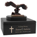 Eagle Faith Isaiah 40:31 Adult Cremation Urn - English or Spanish Language
