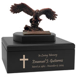 Eagle Faith Isaiah 40:31 Adult Cremation Urn - English or Spanish Language