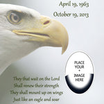 Eagle Isaiah 40:31 Urn and Picture