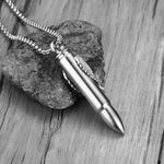 Eagle Bullet Pendant Unisex Cremation Urn - Love Charms™ Option