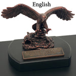 Eagle Faith Isaiah 40:31 Adult Cremation Urn - English or Spanish Language