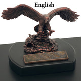 Eagle Faith Isaiah 40:31 Adult Cremation Urn - English or Spanish Language