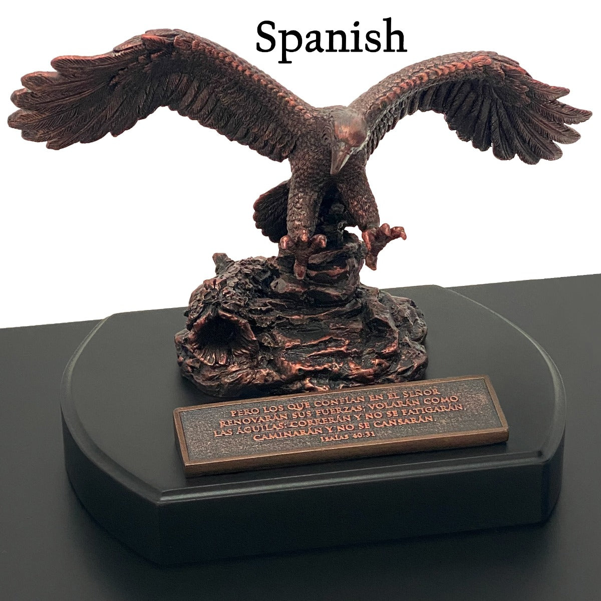 Eagle Faith Isaiah 40:31 Adult Cremation Urn - English or Spanish Language