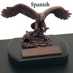 Eagle Faith Isaiah 40:31 Adult Cremation Urn - English or Spanish Language