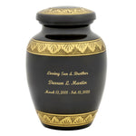 Eagle Gunmetal Youth Brass Urn - Pro Diamond Engraving