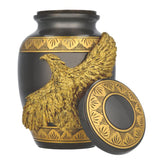 Eagle Gunmetal Youth Brass Urn - Pro Diamond Engraving