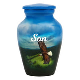 Eagle In Flight Mini Urn - Love Charms® Option