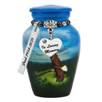 Eagle In Flight Mini Urn - Love Charms® Option