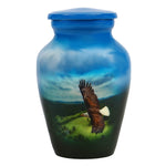 Eagle In Flight Mini Urn - Love Charms® Option