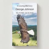 Eagle In Flight Memorial Cards - Funeral  Cards - Celebration of Life Cards