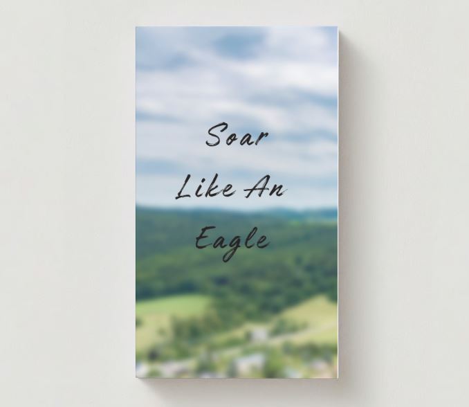 Eagle In Flight Memorial Cards - Funeral  Cards - Celebration of Life Cards