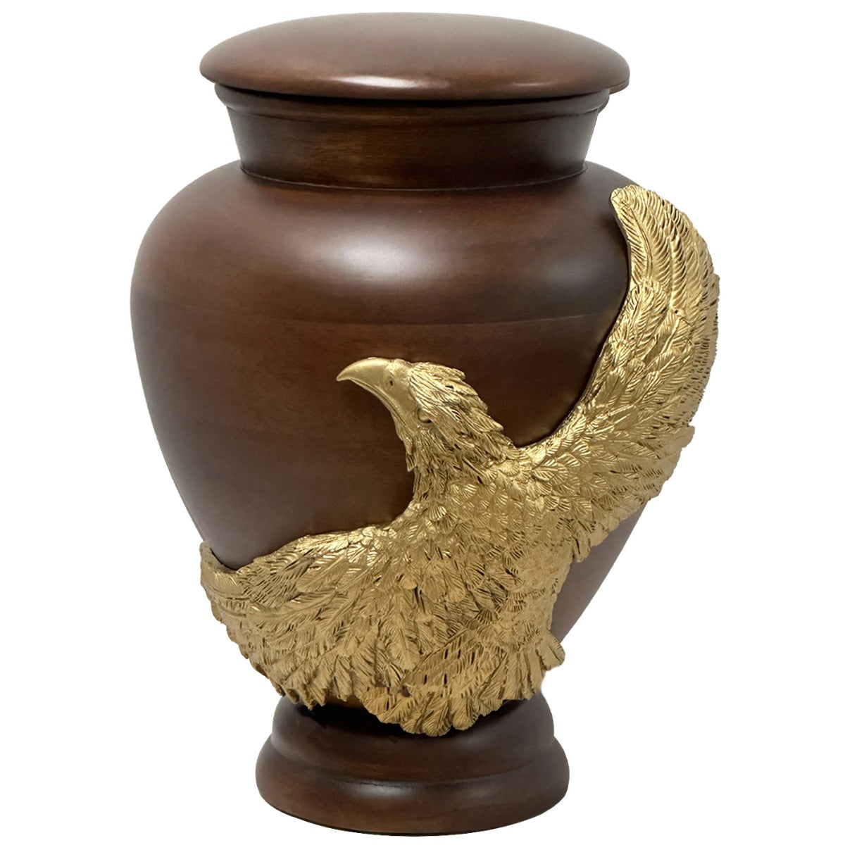 Eagle Wood Adult Sovereign Animal Cremation Urn