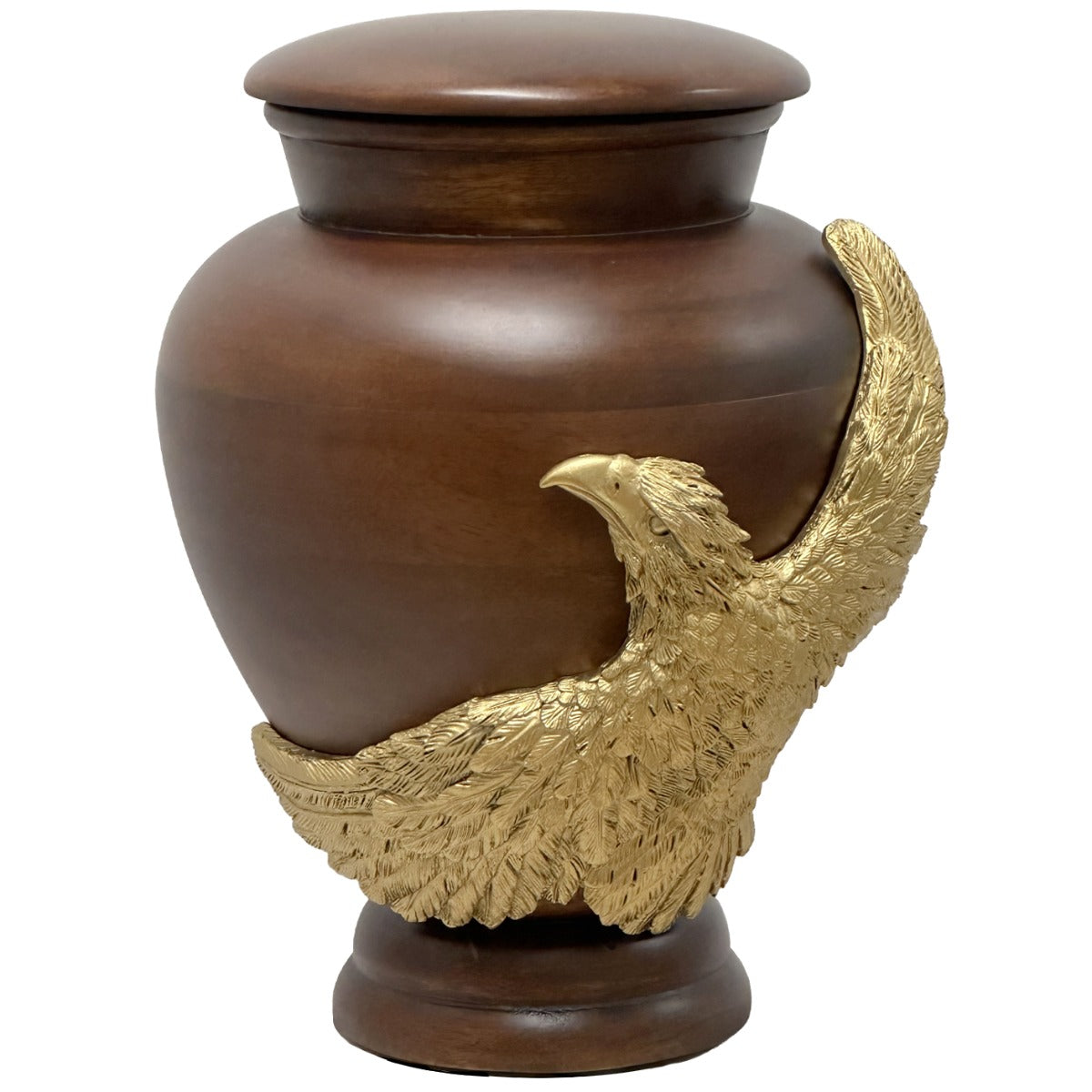 Eagle Wood Adult Sovereign Animal Cremation Urn