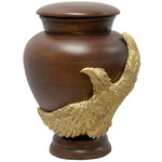 Eagle Wood Adult Sovereign Animal Cremation Urn