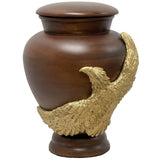Eagle Wood Adult Sovereign Animal Cremation Urn