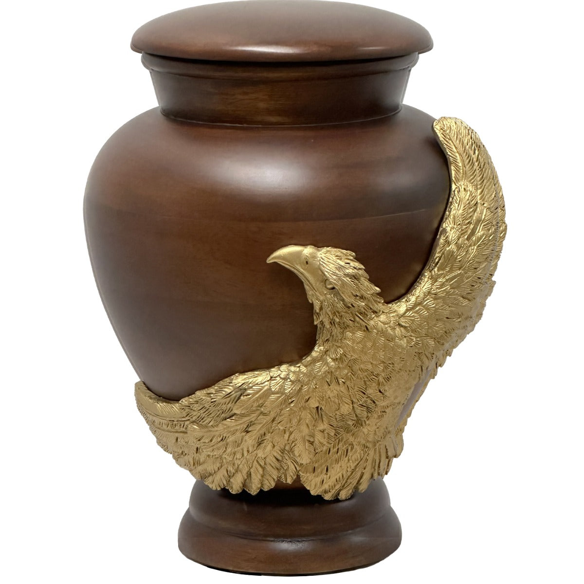 Eagle Wood Adult Sovereign Animal Cremation Urn