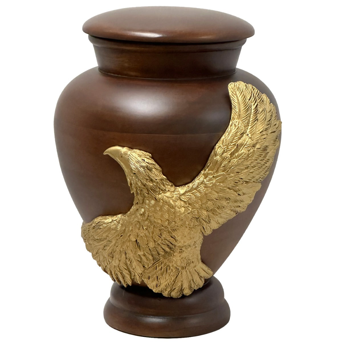 Eagle Wood Adult Sovereign Animal Cremation Urn