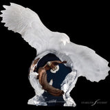 Eagle Spirit Lucite Art Cremation Urn