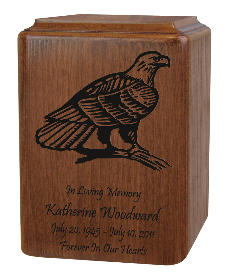 Eagle Engraved Urn