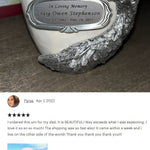 Medium On Eagle's Wings White Urn - Pro Laser Engraving