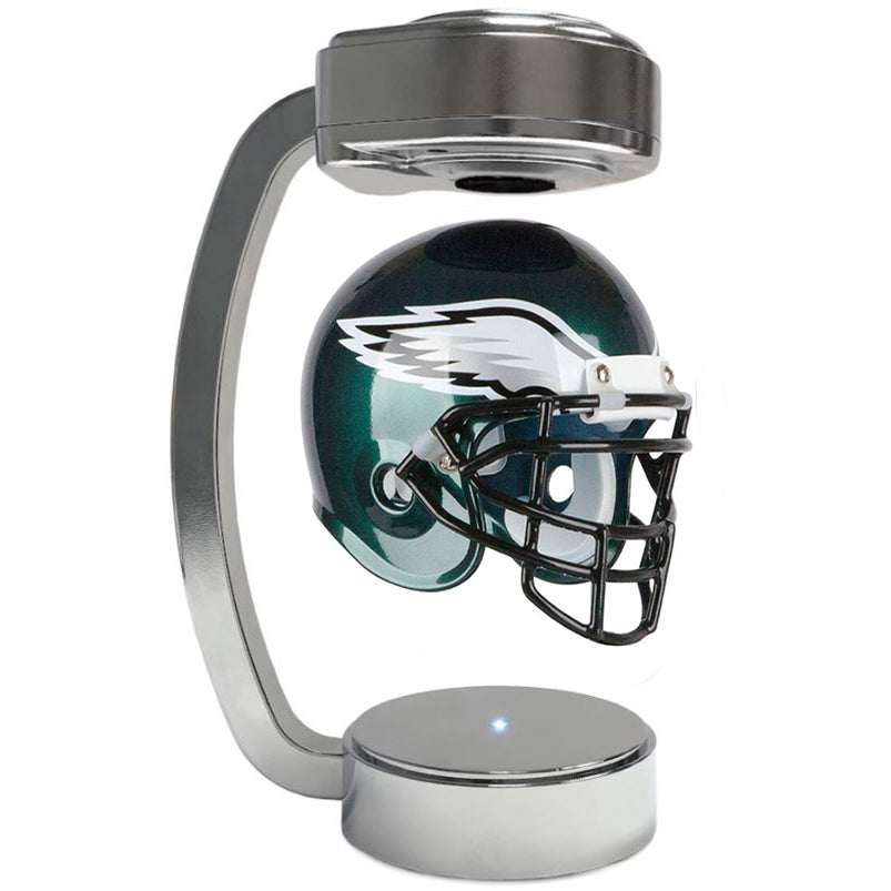 Football Adult or Medium Cremation Urn & Philadelphia Eagles Hover Helmet Décor - Free Engraving