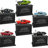 Car Race Track Wood Adult Cremation Urn & Muscle Car Home Décor