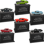 Race Track Wood Adult Cremation Urn & Muscle Car Home Décor