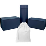 Easy Carry Blue Biodegradable Urns - Free Bag