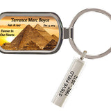 Egyptian Pyramids Keychain Urn