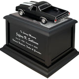Car Race Track Wood Adult Cremation Urn & Muscle Car Home Décor