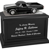 Car Race Track Wood Adult Cremation Urn & Muscle Car Home Décor