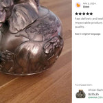 Safari Elephant Oversized Adult Cremation Urn