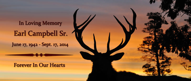 Elk Sunset Keychain Urn engraved