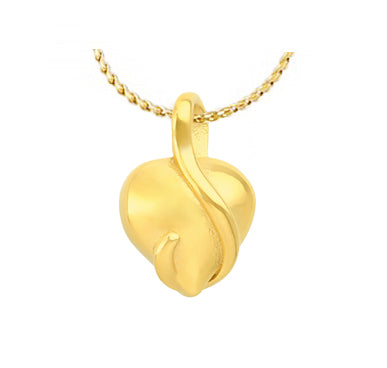 Endless Love Heart 10KT or 14KT Gold Cremation Jewelry Urn - SHIPS NOW