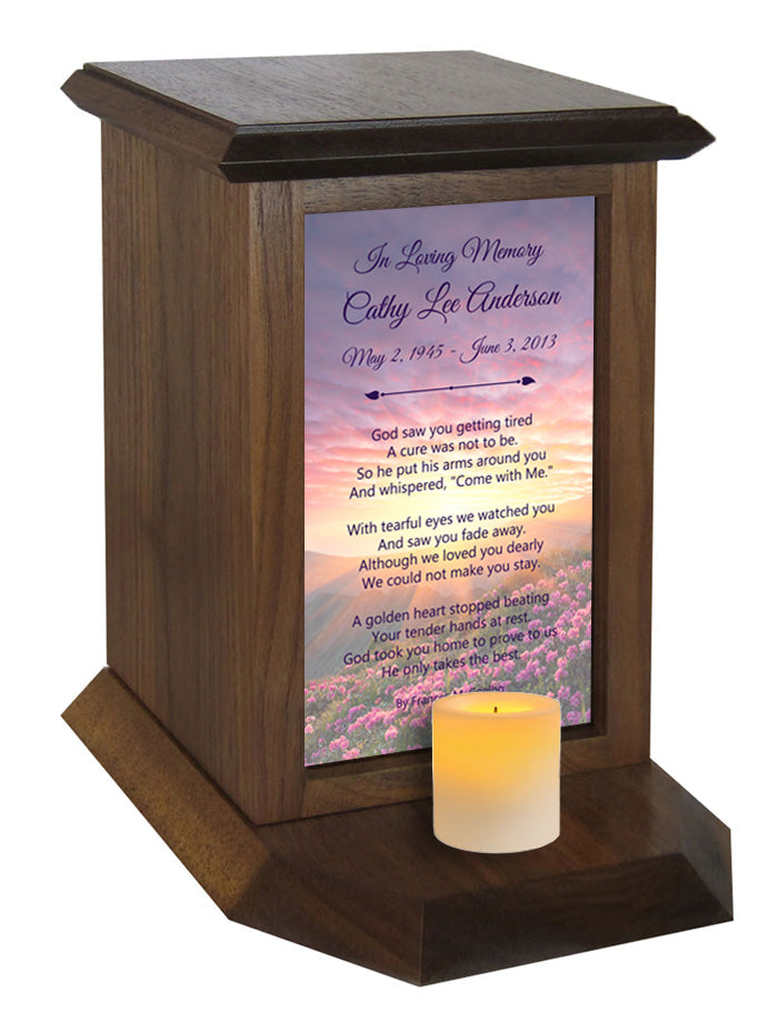 Eternal Glory God Poem Urn