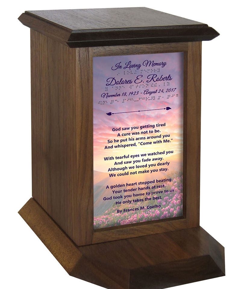 Eternal Glory Braille Urn