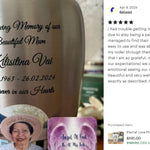 Eternal Love Photo Cremation Urn Adult Picture Urn - Tribute Wreath™ - Pro Personalization - Burial Vault Option